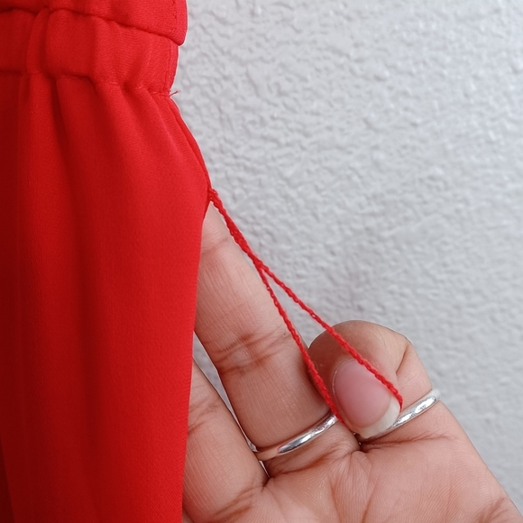 Gerald Darel 100% Silk Colorful Cinched Waist Above The Knee Dress - Picture 15 of 16